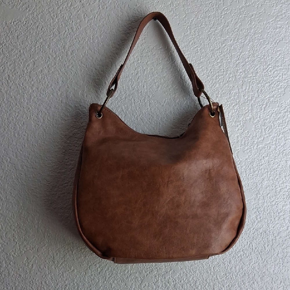 Brown Vegan Leather Women's Bag